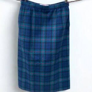 Vintage Wool Tartan Skirt